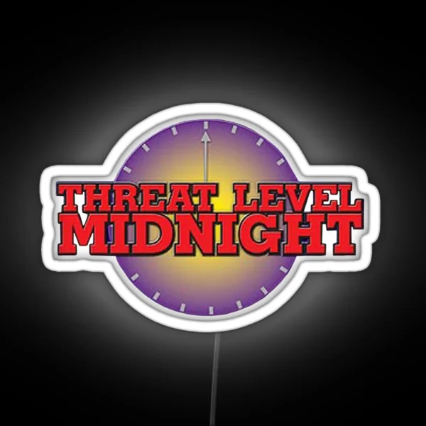 Threat Level Midnight Led RGB Neon Sign