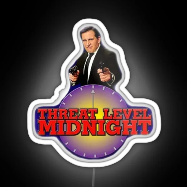 Threat Level Midnight RGB Neon Sign
