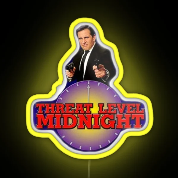Threat Level Midnight RGB Neon Sign
