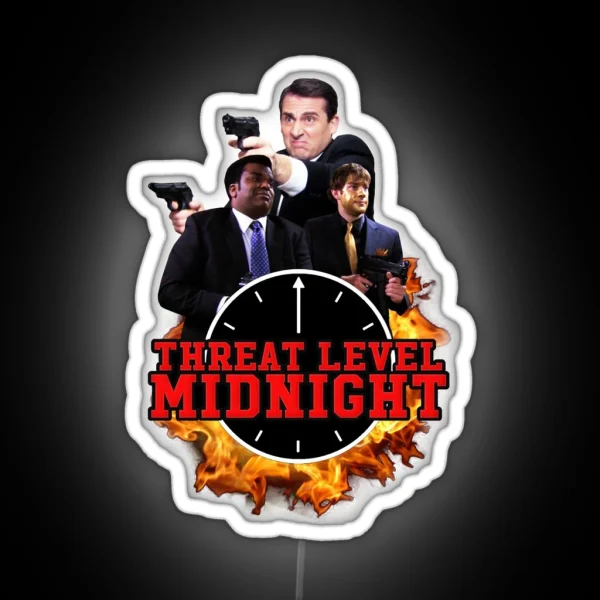 THREAT LEVEL MIDNIGHT RGB Neon Sign