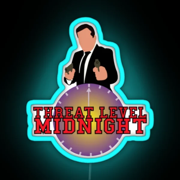Threat Level Midnight RGB Neon Sign