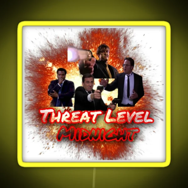 Threat Level Midnight RGB Neon Sign