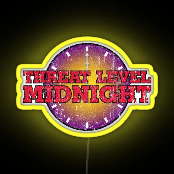 Threat Level Midnight RGB Neon Sign