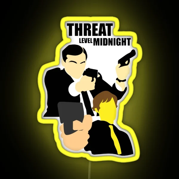 Threat Level Midnight RGB Neon Sign