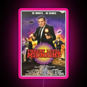 Threat Level Midnight RGB Neon Sign