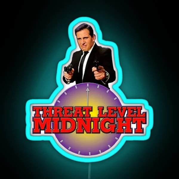 Threat Level Midnight RGB Neon Sign