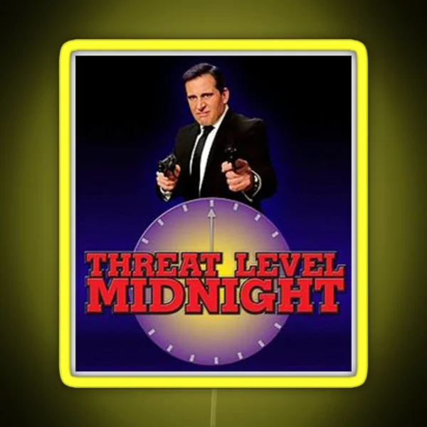 Threat Level Midnight RGB Neon Sign
