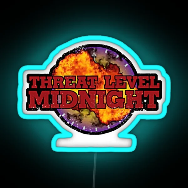 Threat Level Midnight RGB Neon Sign