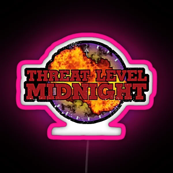 Threat Level Midnight RGB Neon Sign