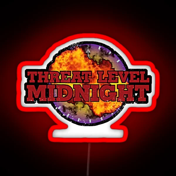 Threat Level Midnight RGB Neon Sign
