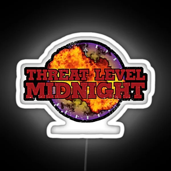 Threat Level Midnight RGB Neon Sign