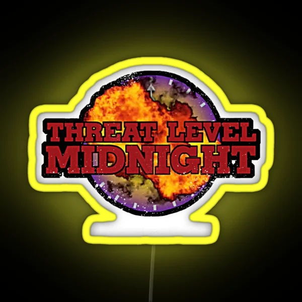 Threat Level Midnight RGB Neon Sign