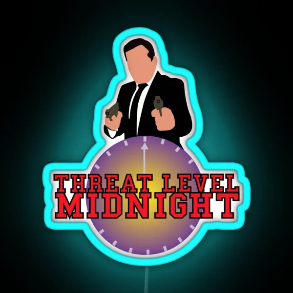 Threat Level Midnight RGB Neon Sign