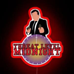 Threat Level Midnight RGB Neon Sign