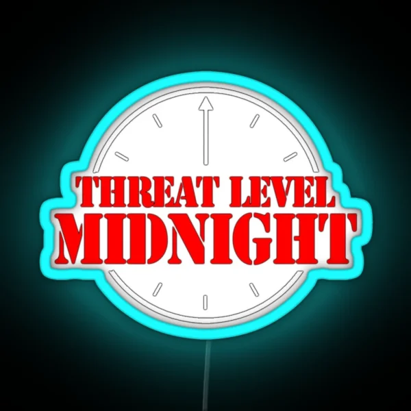 Threat Level Midnight RGB Neon Sign