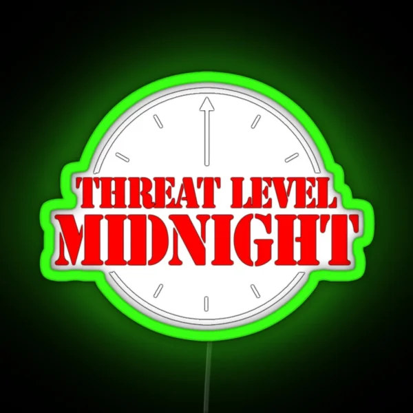 Threat Level Midnight RGB Neon Sign
