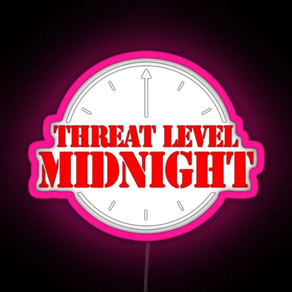 Threat Level Midnight RGB Neon Sign