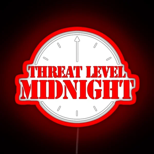 Threat Level Midnight RGB Neon Sign