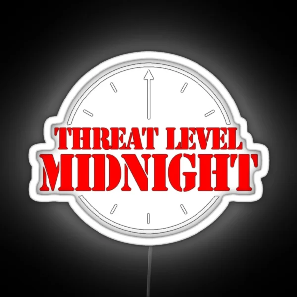 Threat Level Midnight RGB Neon Sign
