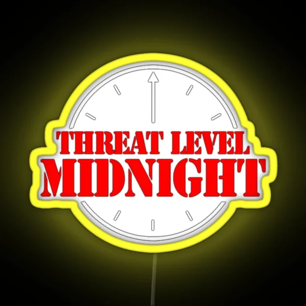 Threat Level Midnight RGB Neon Sign