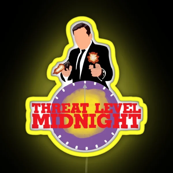 Threat Level Midnight RGB Neon Sign