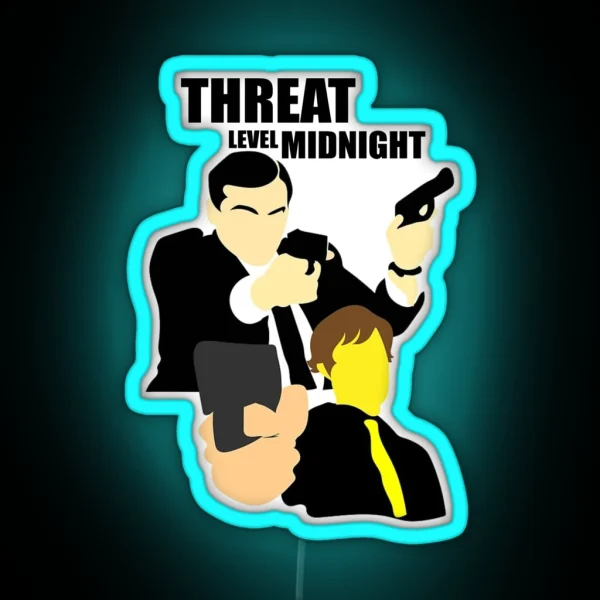 THREAT LEVEL MIDNIGHT RGB Neon Sign