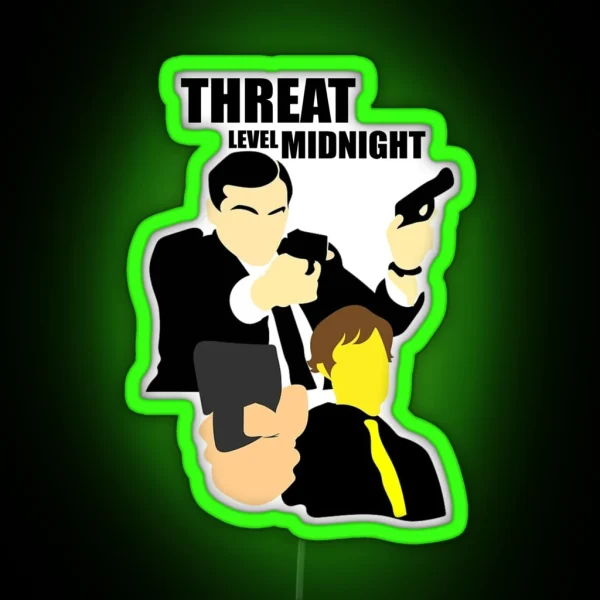 THREAT LEVEL MIDNIGHT RGB Neon Sign
