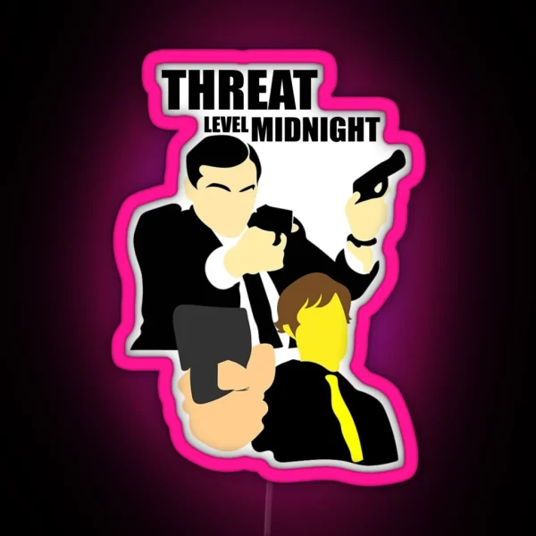 THREAT LEVEL MIDNIGHT RGB Neon Sign