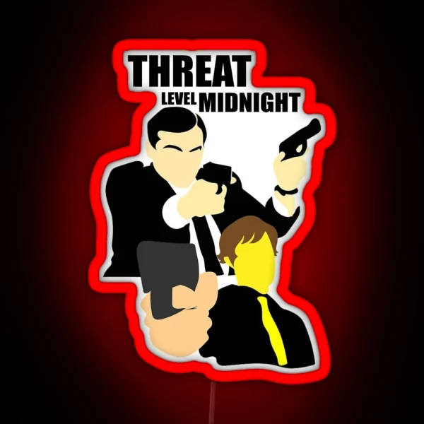THREAT LEVEL MIDNIGHT RGB Neon Sign