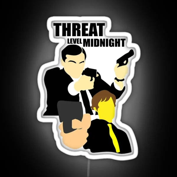 THREAT LEVEL MIDNIGHT RGB Neon Sign