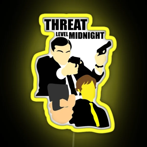 THREAT LEVEL MIDNIGHT RGB Neon Sign
