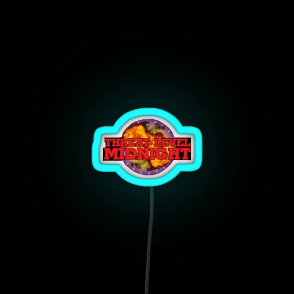 Threat Level Midnight RGB Neon Sign