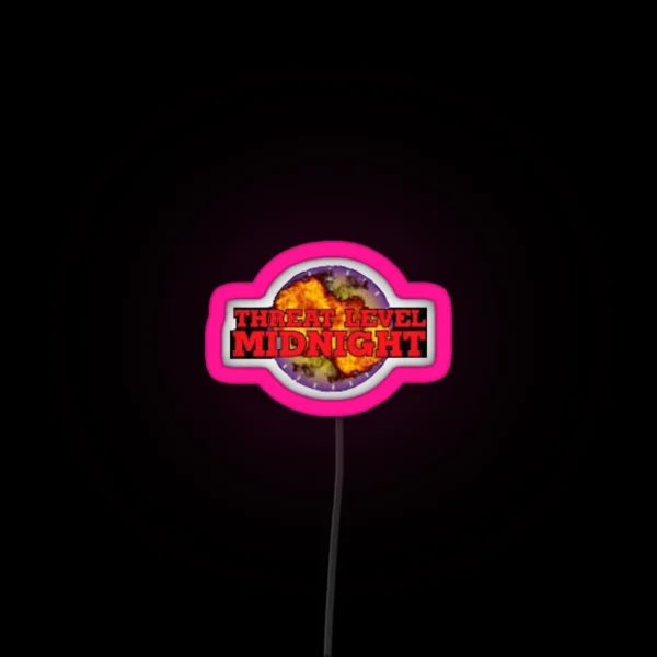 Threat Level Midnight RGB Neon Sign