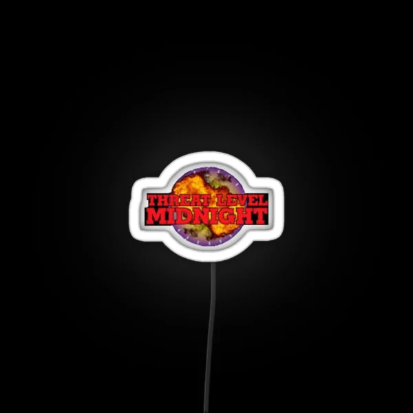 Threat Level Midnight RGB Neon Sign