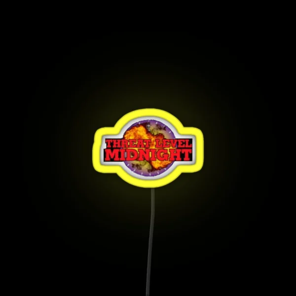 Threat Level Midnight RGB Neon Sign