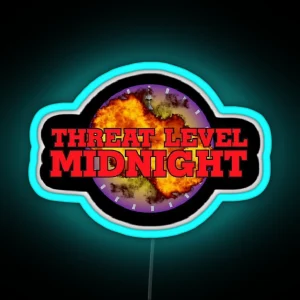 Threat Level Midnight RGB Neon Sign