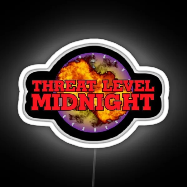 Threat Level Midnight RGB Neon Sign