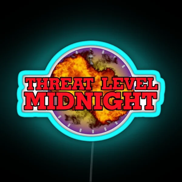 Threat Level Midnight RGB Neon Sign