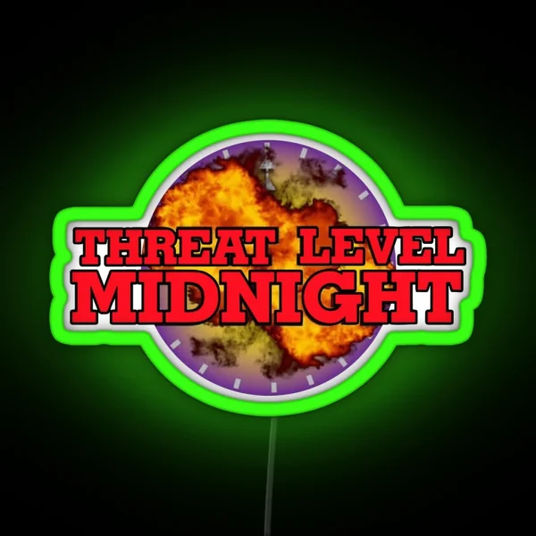 Threat Level Midnight RGB Neon Sign