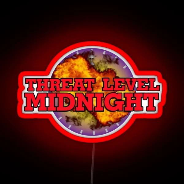 Threat Level Midnight RGB Neon Sign