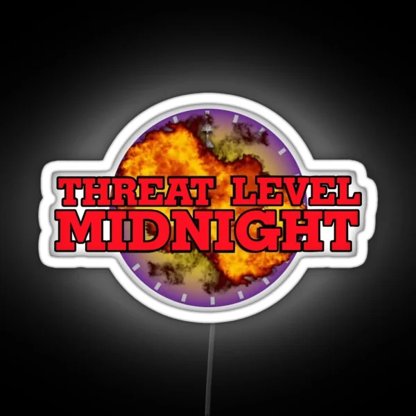 Threat Level Midnight RGB Neon Sign