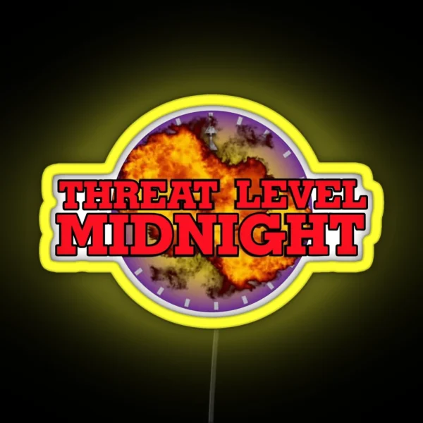 Threat Level Midnight RGB Neon Sign