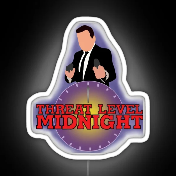 Threat Level Midnight The Office RGB Neon Sign