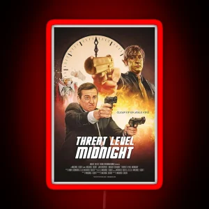 Threat Level Midnight The Office RGB Neon Sign