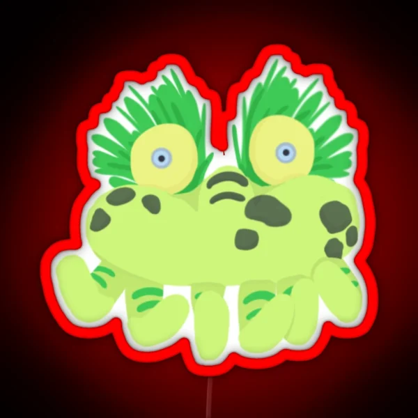 Tickle Me Wiggle Doll Logo RGB Neon Sign