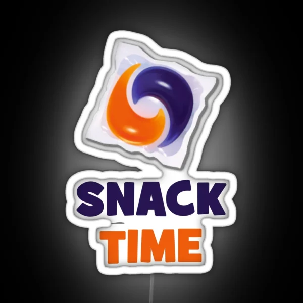 Tide Pod Led Meme Snack Time RGB Neon Sign