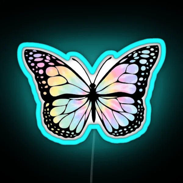 Tie Dye Butterfly Led RGB Neon Sign