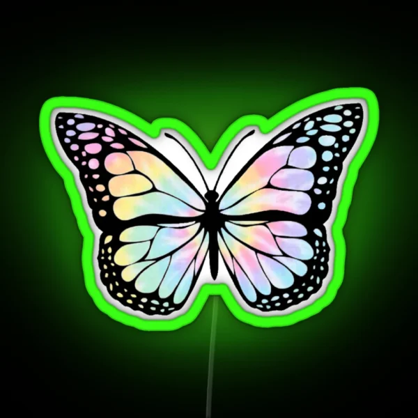 Tie Dye Butterfly Led RGB Neon Sign