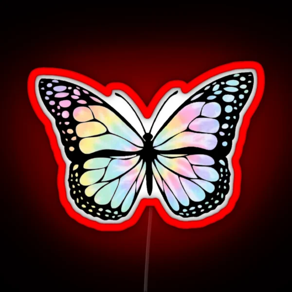 Tie Dye Butterfly Led RGB Neon Sign