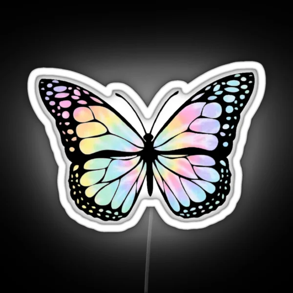 Tie Dye Butterfly Led RGB Neon Sign